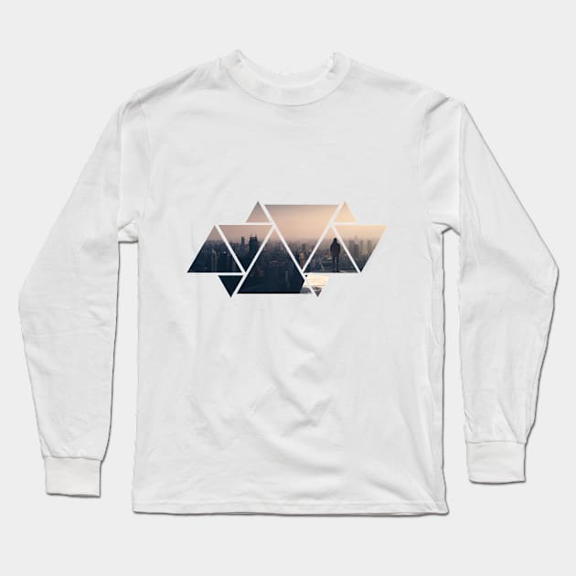 New triangles York Long Sleeve T-Shirt by GabbisDesign